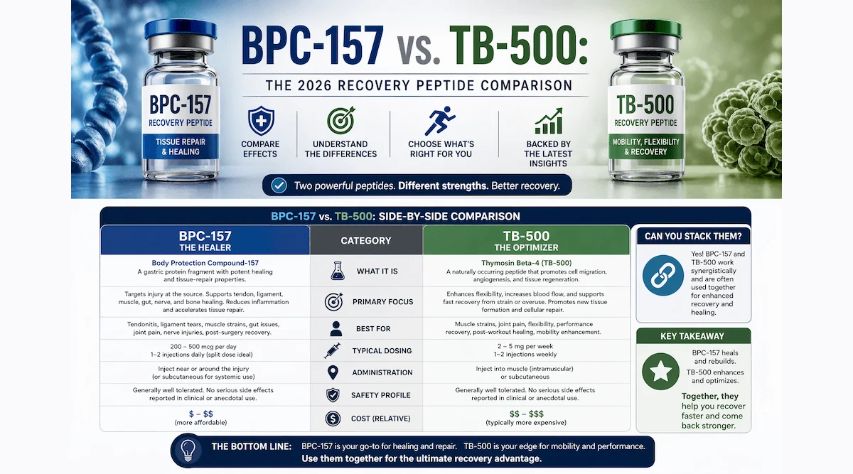 BPC-157 and TB-500 in Tissue Repair Research